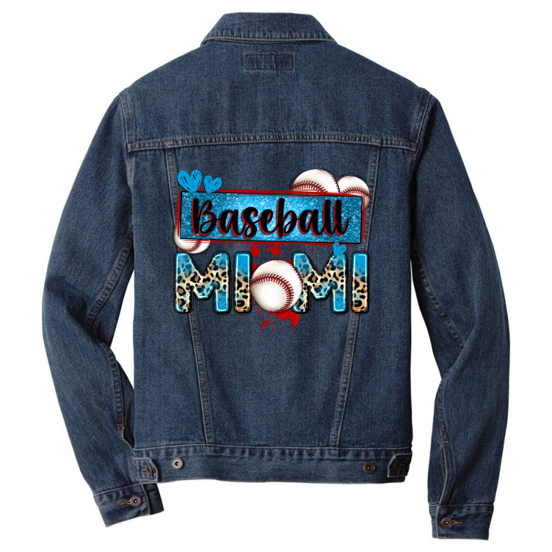 Baseball Mimi With Leopard Men Denim Jacket | Artistshot