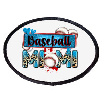 Baseball Mimi With Leopard Oval Patch | Artistshot