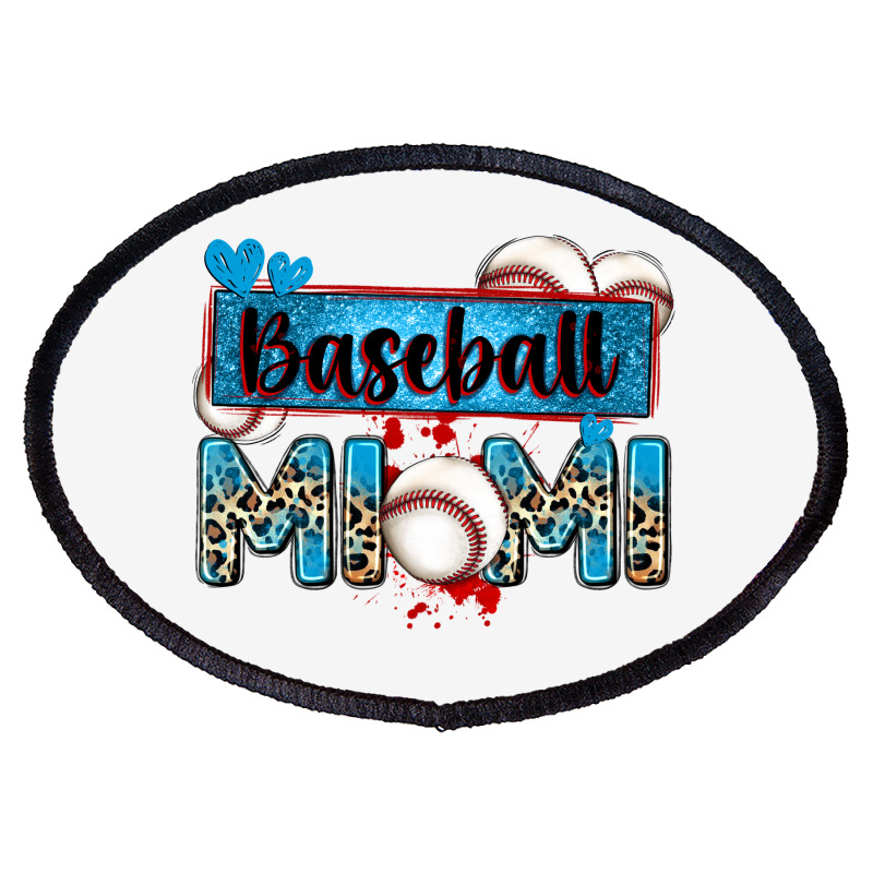 Baseball Mimi With Leopard Oval Patch | Artistshot