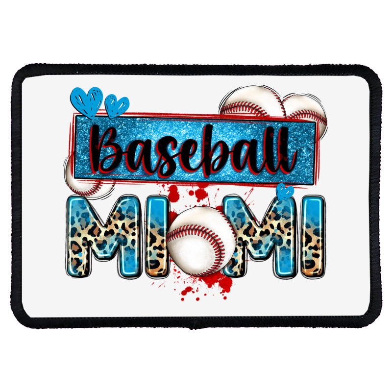 Baseball Mimi With Leopard Rectangle Patch | Artistshot