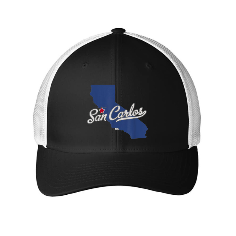 San Carlos California San Diego Ca Map Mesh Cap | Artistshot