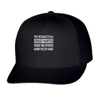 Funny Ghost Hunter For Paranormal Investigators Premium Trucker Cap | Artistshot