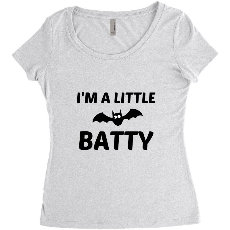 A Little Batty Women's Triblend Scoop T-shirt by Perfect Designers | Artistshot