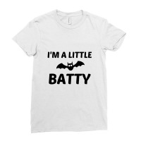 A Little Batty Ladies Fitted T-shirt | Artistshot