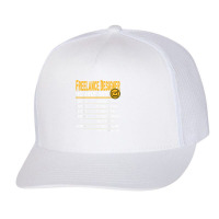 Freelance Designer Hourly Rate Funny Designer Digital Artist Trucker Cap | Artistshot