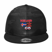 Iceland Is Calling And I Must Go Camo Snapback | Artistshot