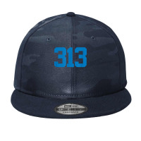 Detroit 313 Area Code   Grit   Sports Fan   Detroiter Fan T Shirt Camo Snapback | Artistshot