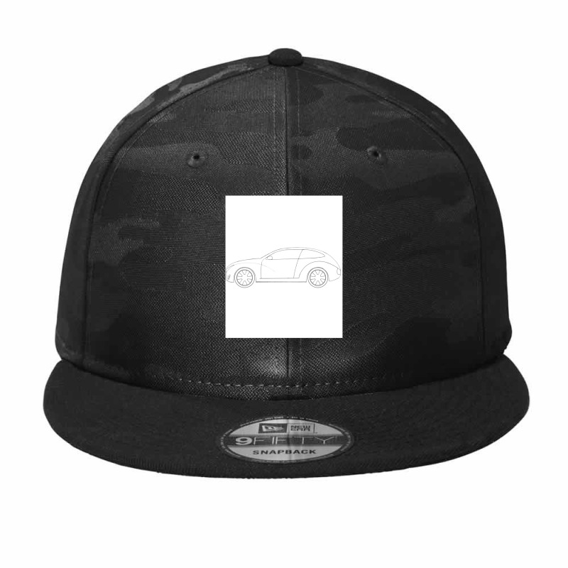 Car Technical Drawing - Shooting Brake 1 Camo Snapback | Artistshot