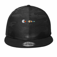 Solarsystem Planets Astrology Science Moon T Shirt Camo Snapback | Artistshot