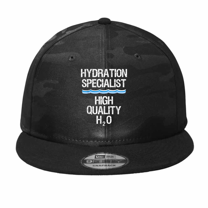 Hydration Specialist Waterboy Team Manager Camo Snapback by DanielGuenther | Artistshot