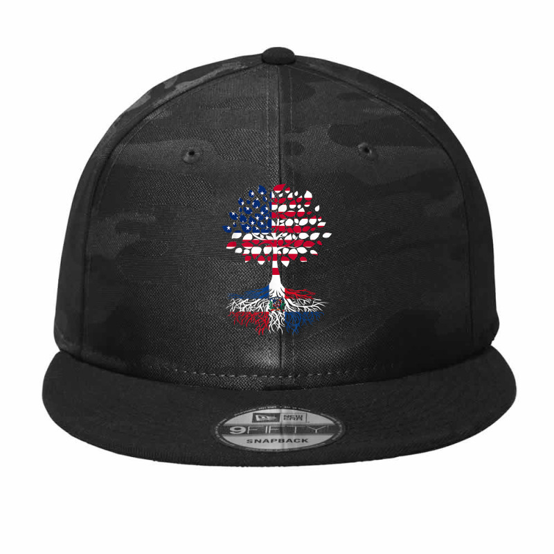 American Flag With Dominican Republic Camo Snapback by pennyWelborn | Artistshot