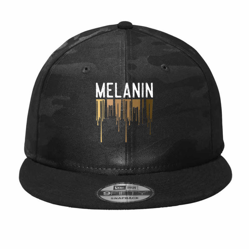 Womens Drippin Melanin Black History Melanin V Neck T Shirt Camo Snapback | Artistshot