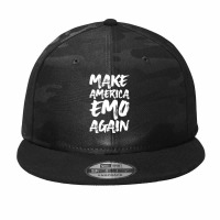 Make America Emo Again Camo Snapback | Artistshot