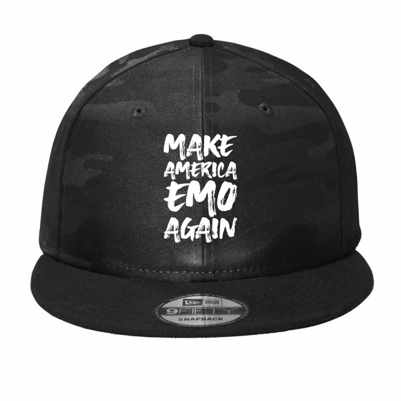 Make America Emo Again Camo Snapback by Kosdapen517 | Artistshot