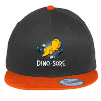 Dino Sore Funny Dinosaur Workout Gym Lifting Fitness Tank Top Flat Bill Snapback Cap | Artistshot