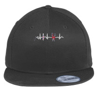 Barber Heartbeat Pole Funny Shirt Haircut Comb Blade Beard T Shirt Flat Bill Snapback Cap | Artistshot