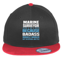 Marine Surveyor (2) Flat Bill Snapback Cap | Artistshot