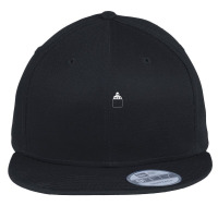 Pocket Of Ghosts Funny Halloween Flat Bill Snapback Cap | Artistshot