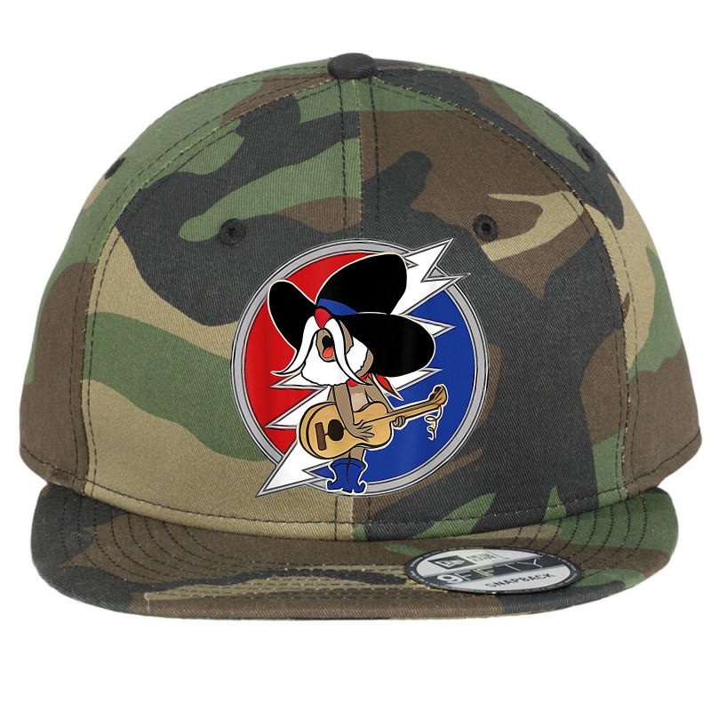 Uncle Pecos Crambone Flat Bill Snapback Cap | Artistshot