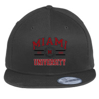 Miami University Oxford Ohio Flat Bill Snapback Cap | Artistshot