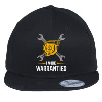 I Void Warranties Car Mechanic Auto Repair Gift Flat Bill Snapback Cap | Artistshot