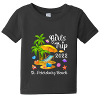 Girls Trip 2022 Summer Vacation Florida St. Petersburg Beach Raglan Ba Baby Tee | Artistshot