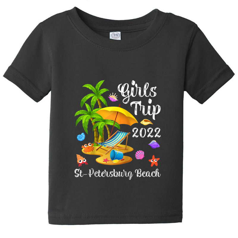 Girls Trip 2022 Summer Vacation Florida St. Petersburg Beach Raglan Ba Baby Tee by LemonJack | Artistshot