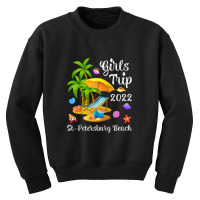 Girls Trip 2022 Summer Vacation Florida St. Petersburg Beach Raglan Ba Youth Sweatshirt | Artistshot