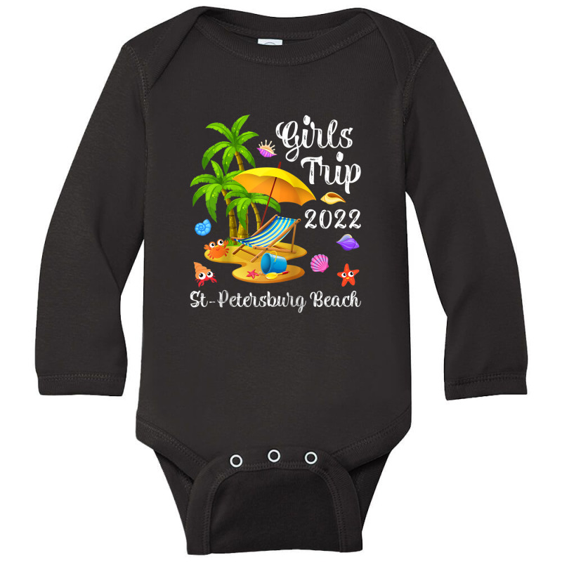 Girls Trip 2022 Summer Vacation Florida St. Petersburg Beach Raglan Ba Long Sleeve Baby Bodysuit by LemonJack | Artistshot