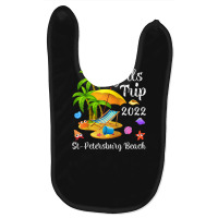 Girls Trip 2022 Summer Vacation Florida St. Petersburg Beach Raglan Ba Baby Bibs | Artistshot