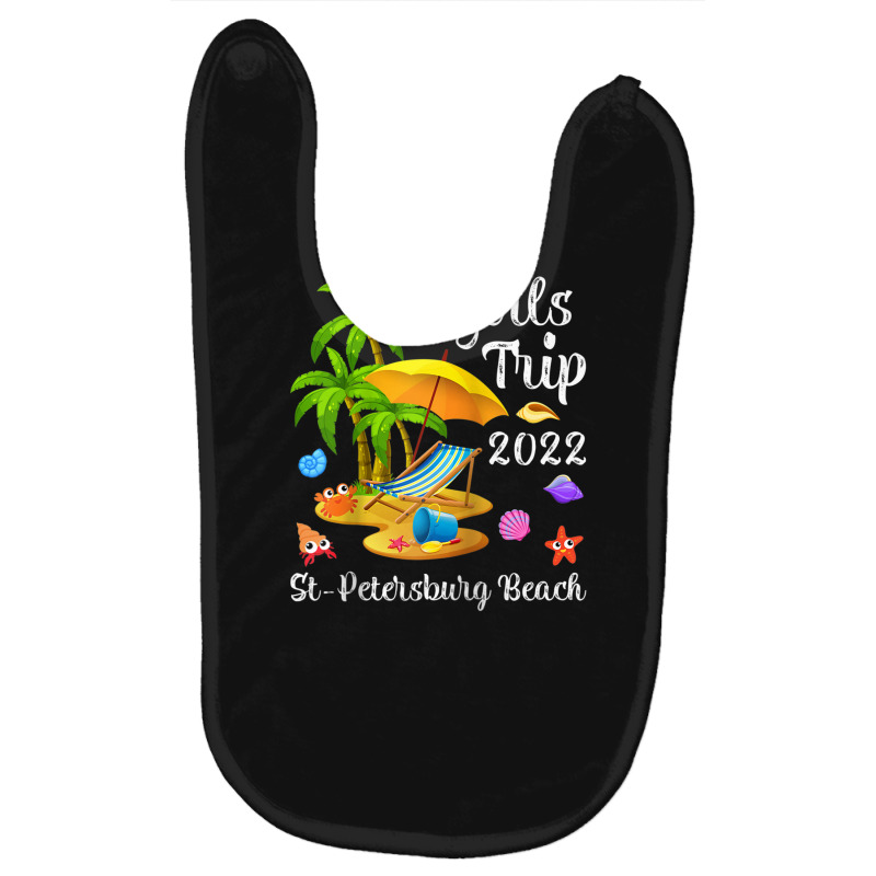 Girls Trip 2022 Summer Vacation Florida St. Petersburg Beach Raglan Ba Baby Bibs by LemonJack | Artistshot