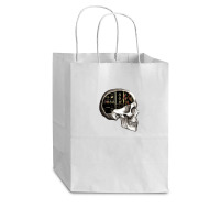 Analog Modular Synthesizer Skull For Synth Nerd Cub Paper Bag - 8 X 4 1/2 X 10 1/4 | Artistshot