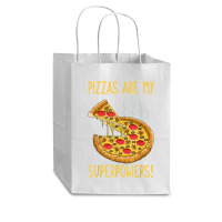 Pizza Superpower Slice Crust Neapolitan Pizzaiolo Pizzeria Cub Paper Bag - 8 X 4 1/2 X 10 1/4 | Artistshot