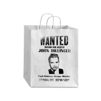 Wanted Poster John Dillinger Distressed Debie Paper Bag - 10 X 5 X 13 | Artistshot