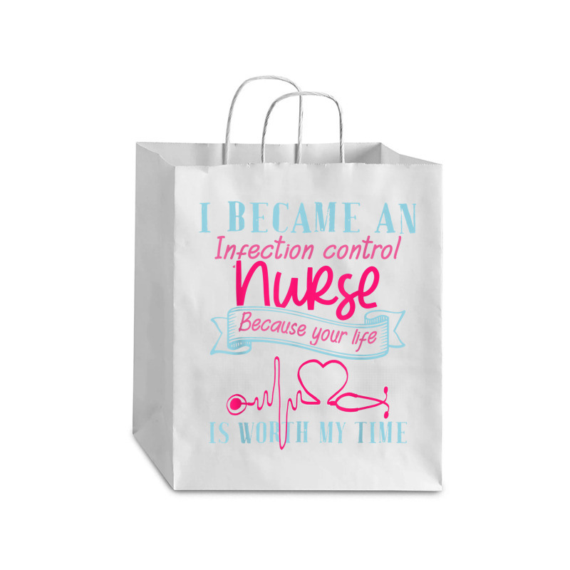 Infection Control Nurse Merch Cute Gifts Icu Nurses Debie Paper Bag - 10 X 5 X 13 | Artistshot