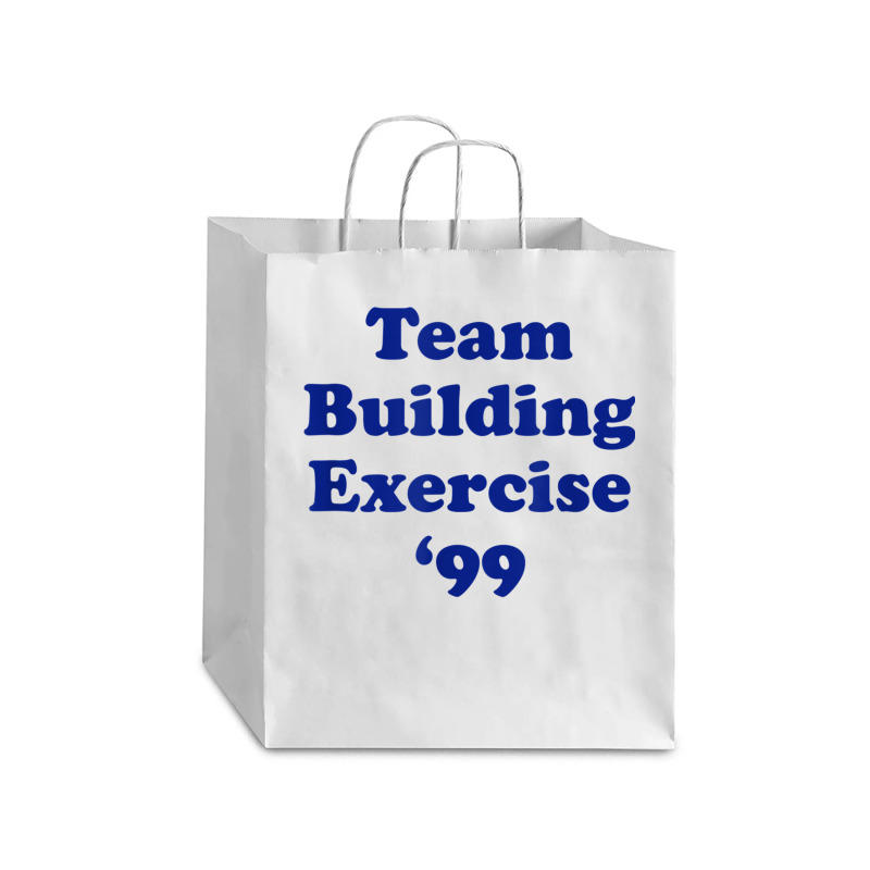 Team Building Exercise 99 Debie Paper Bag - 10 X 5 X 13 | Artistshot