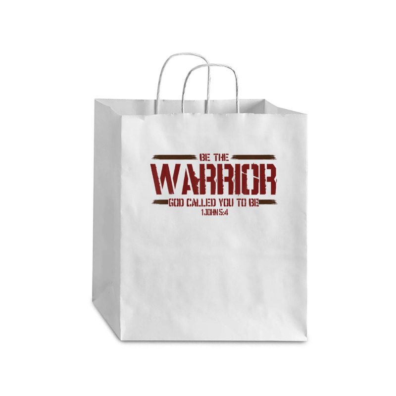 Christian This Be The Warrior God Called You To Be Debie Paper Bag - 10 X 5 X 13 | Artistshot