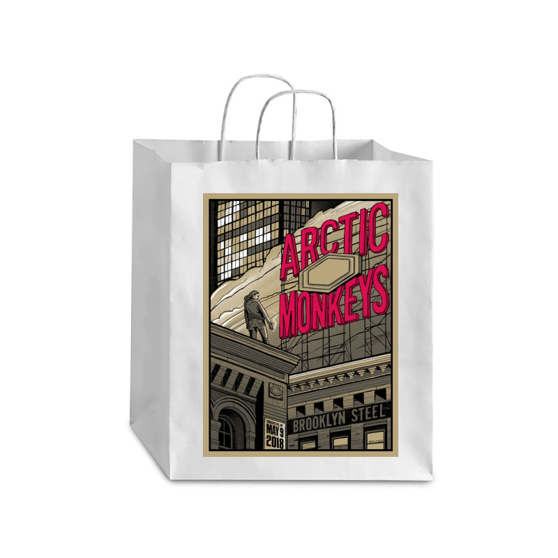 Brooklyn Arctic Steel Debie Paper Bag - 10 X 5 X 13 | Artistshot