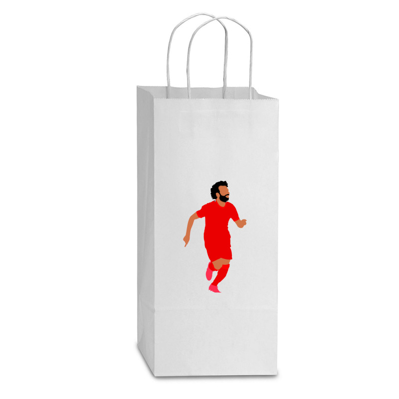 Mohammad Salah Classic Double Wine Paper Bag - 6 1/2 X 3 1/2 X 12 3/8 | Artistshot