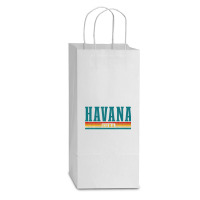 Gtmo Iguana  Guantanamo Bay Cuba Double Wine Paper Bag - 6 1/2 X 3 1/2 X 12 3/8 | Artistshot