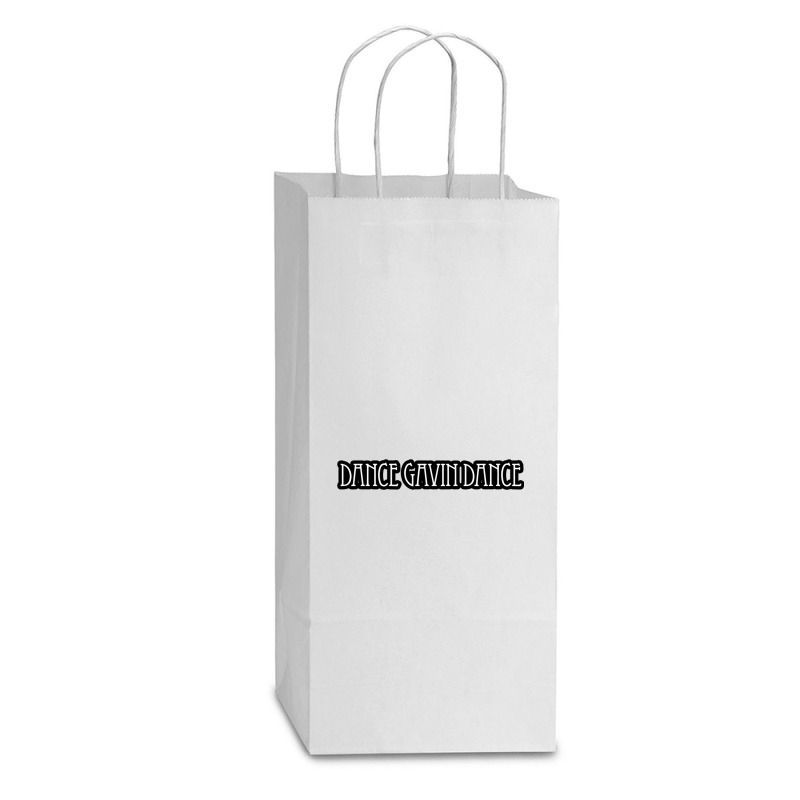 Dgd Merch Dance Gavin Dance Double Wine Paper Bag - 6 1/2 X 3 1/2 X 12 3/8 | Artistshot