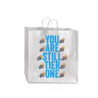 Clapping Gloves Swagazon Associate You Are Still Tier One T Shirt Jumbo Paper Bag - 18 X 7 X 18 3/4 | Artistshot