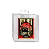 Pow Usa Guantanamo Bay Jumbo Paper Bag - 18 X 7 X 18 3/4 | Artistshot