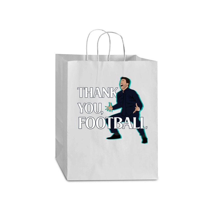 Mauricio Pochettino Thank You Football Essential Mart Paper Bag -13 X 7 X 17 | Artistshot