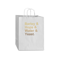 Barley Hops Water Yeast .png Mart Paper Bag -13 X 7 X 17 | Artistshot