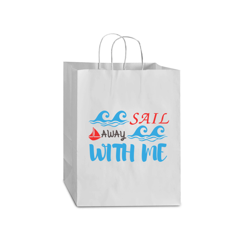 Sail Away With Me,cool Sea Mart Paper Bag -13 X 7 X 17 | Artistshot