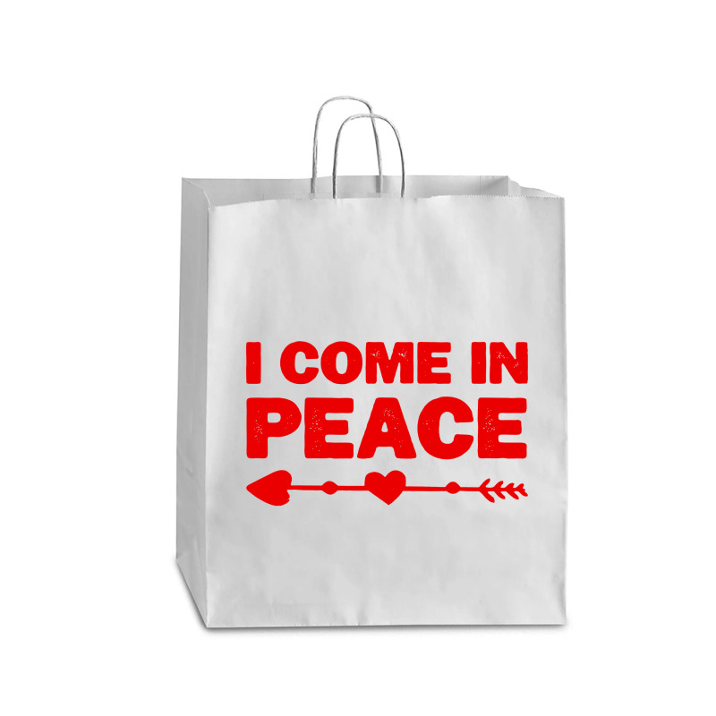 I Come In Peace Queen Paper Bag - 16 X 6 X 19 1/4 | Artistshot