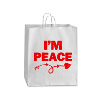 I'm Peace Apparels Funny Couple's Matching Queen Paper Bag - 16 X 6 X 19 1/4 | Artistshot