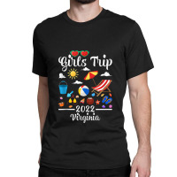 Girls Trip 2022 Summer Vacation Virginia Beach Tank Top Classic T-shirt | Artistshot