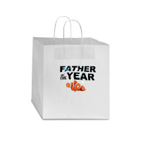 Cartoon Finding-nemo Father Of The Year Star Paper Bag - 13 X 7 X 13 | Artistshot